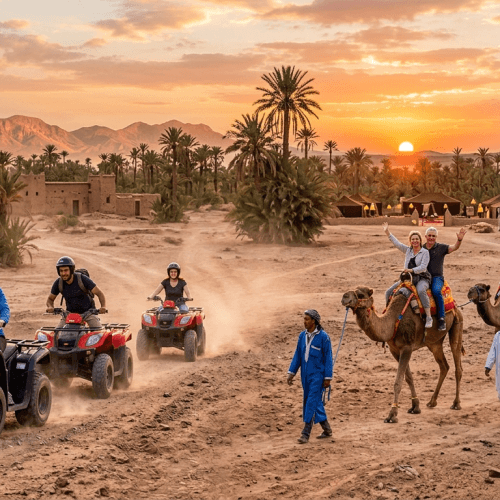 Quad Biking & Sunset Camel Ride