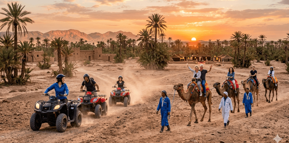 Quad Biking & Sunset Camel Ride