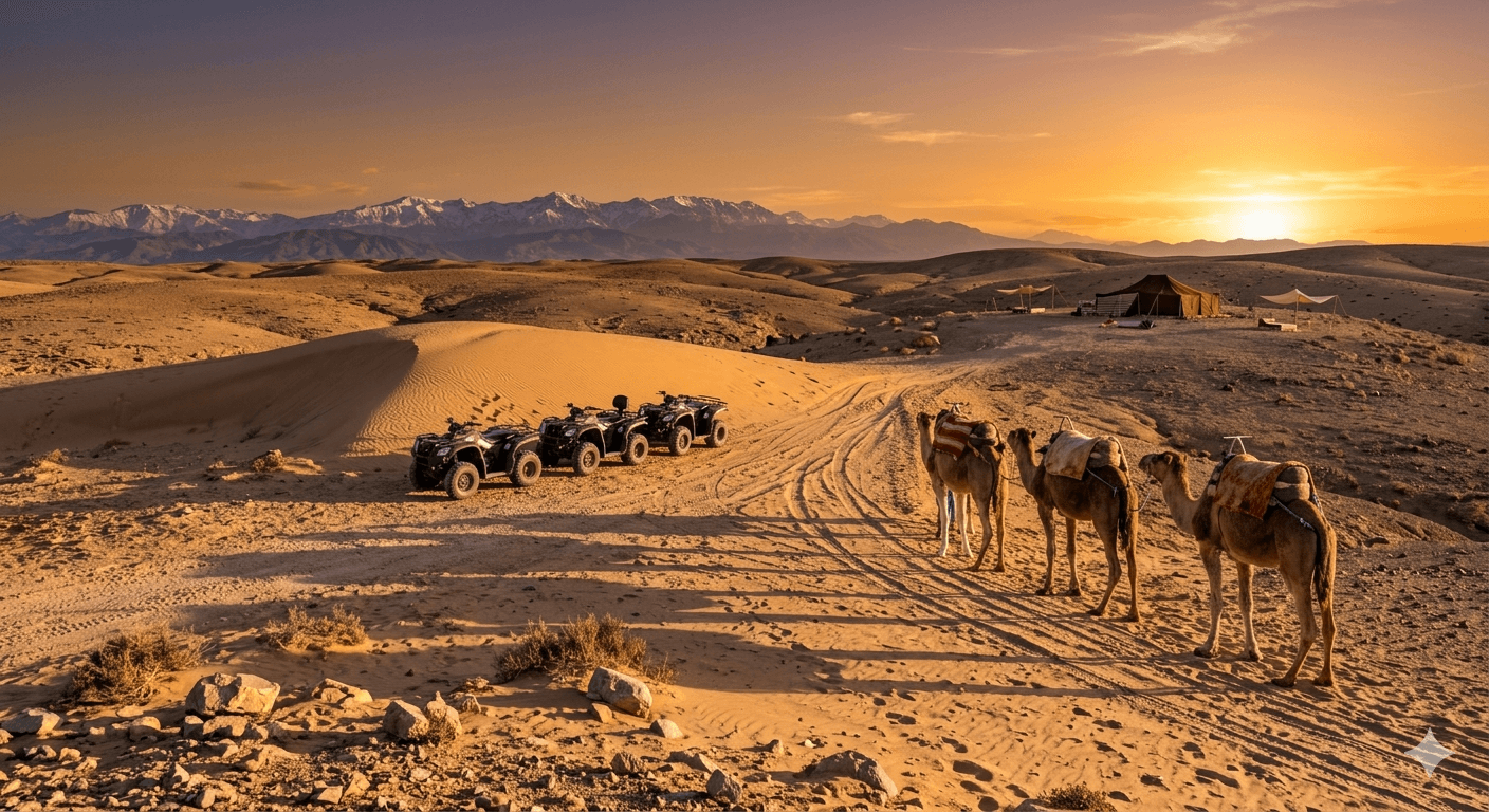 Excursion Quad & Camel Ride in Agafay Desert