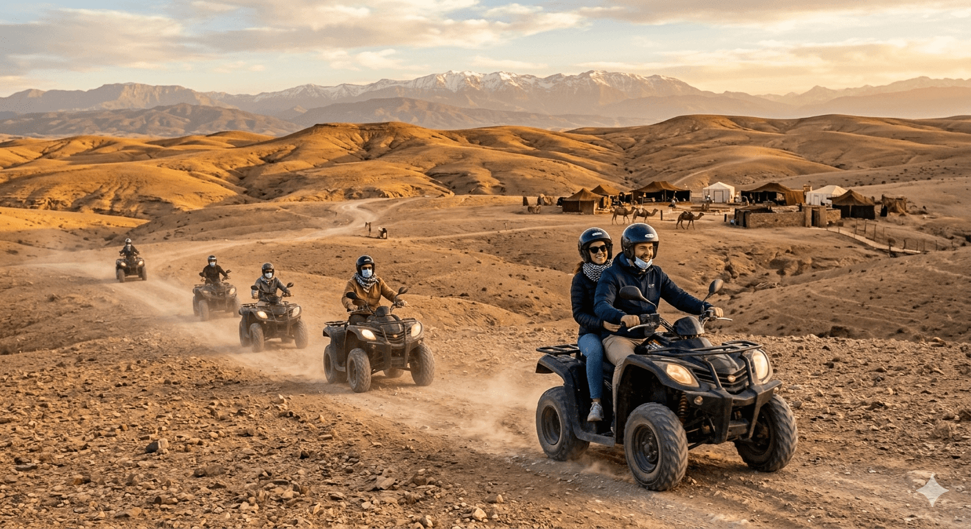 Quad Biking in Agafay Desert