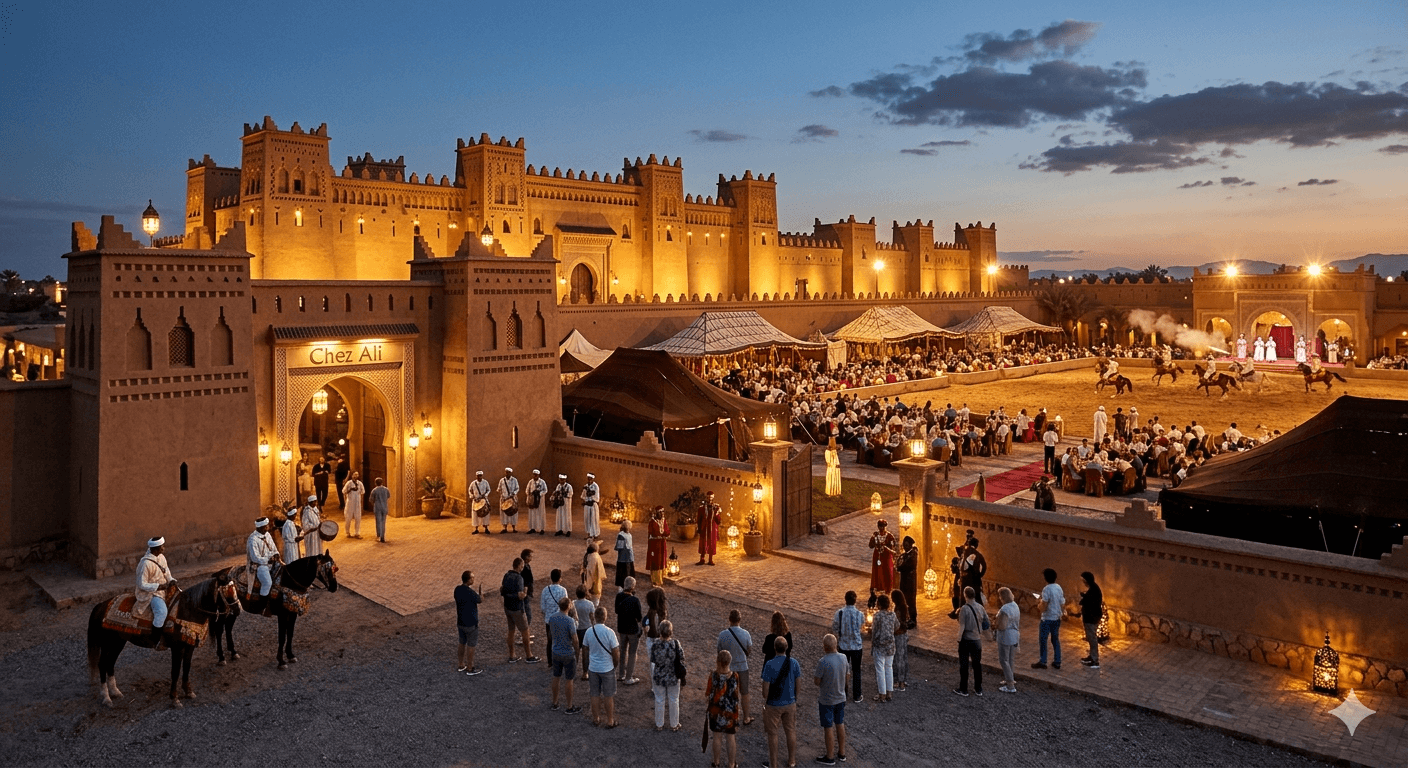 Restaurant Chez Ali Marrakech – Dinner & Fantasia Show